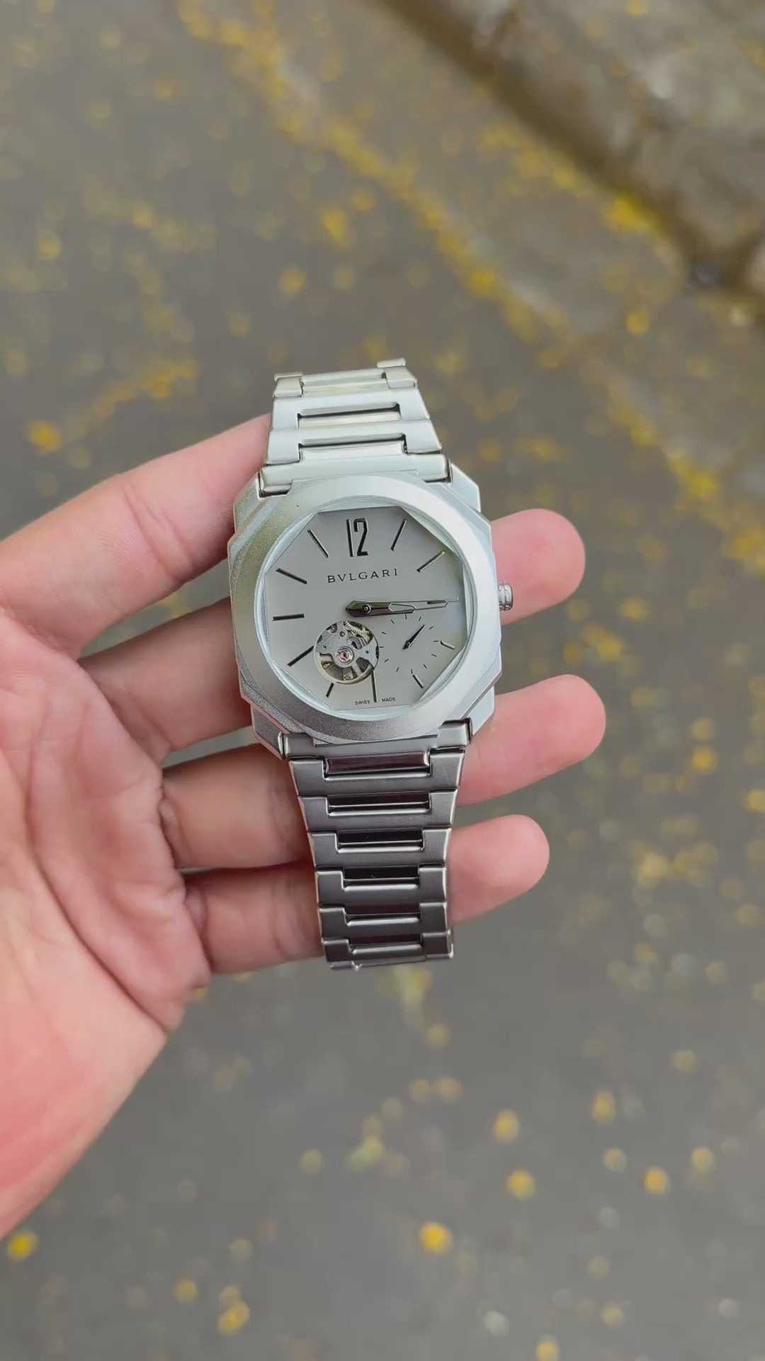 BVLGARI OCTO FINISSIMO AUTOMATIQUE — SANDBLASTED TITANIUM
The World's Thinnest Automatic Watch